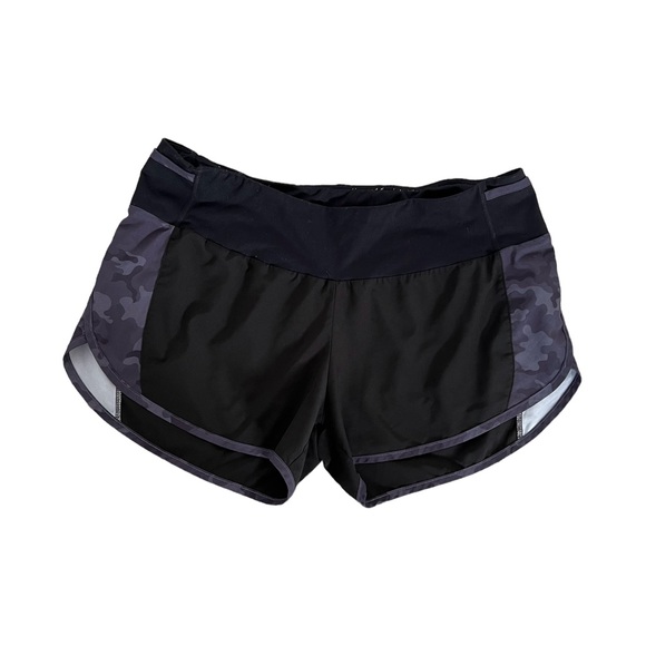 ZYIA Shorts Zyia Active Black Camo 5 Star Athletic Shorts Size Xl